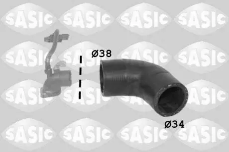 Патрубок воздушного радиатора RENAULT CLIO 1.5DCI SASIC 3334040