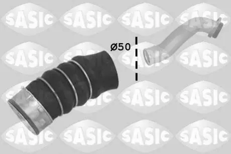 Шланг интеркулера /TURBINY/ BMW 3 E90,E91 2.0D 05-11 SASIC 3336025