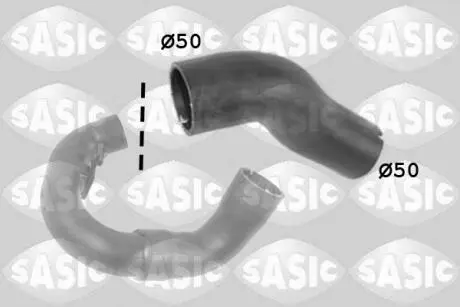 Патрубок інтеркулера FIAT DOBLO (KRÓTKI) FI50 SASIC 3336204