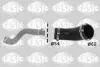 Патрубок интеркулера FORD TRANSIT 2,2TDCI (KRÓTKI) SASIC 3336220 (фото 1)