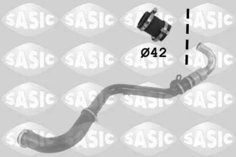 Патрубок интеркулера FORD C-MAX/FOCUS II 2,0TDCI 42MM (KRрTKI) SASIC 3336227