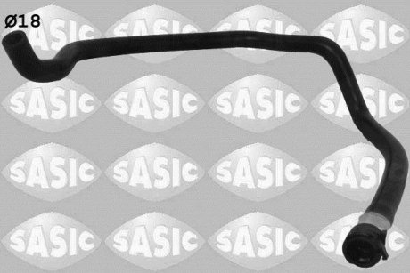 Шланг резиновой системы охлаждения SASIC 3400174 (фото 1)