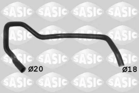 Шланг системы охлаждения CITROEN C4 1.4 HDI 04- SASIC 3400193