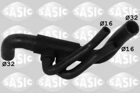 Шланг системы охлаждения PEUGEOT 1.4I, 1.6I 98- SASIC 3400196
