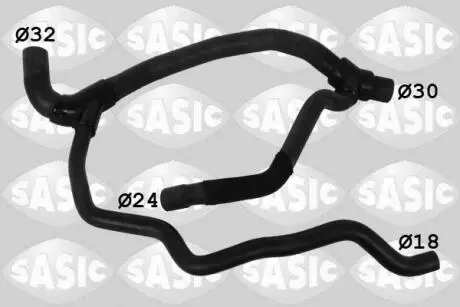 Патрубок радіатора нижний RENAULT Kangoo I SASIC 3404036