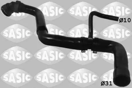 Шланг радиатора VW 1,9TDI A4/A6 PASSAT 96-GрRNY SASIC 3406155