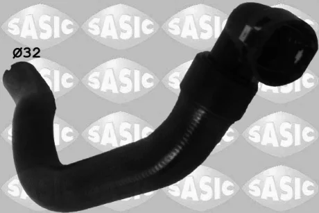 Шланг гумовий системи охолодження Верх (32мм) ALFA ROMEO 147, GT 1.9D 04.01-09.10 SASIC 3406157