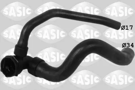 Шланг резиновой системы охлаждения SASIC 3406275