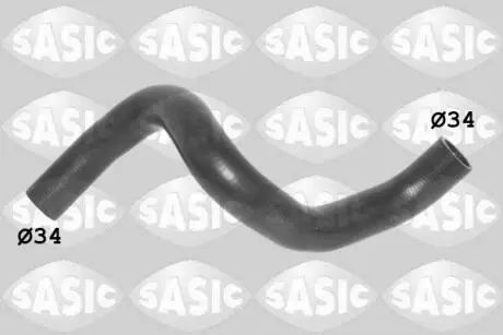 Шланг гумовий системи охолодження Верх NISSAN QASHQAI I 1.6/1.6LPG 02.07-04.14 SASIC 3406473