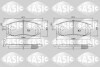 Тормозные колодки (передние) Renault Latitude/Nissan Juke/Cube 09-/Tiida 07-12/Suzuki SX4 06- SASIC 6216167 (фото 1)