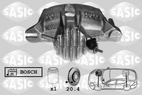 Супорт гальмівний SASIC 6500007