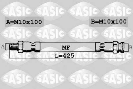 Гальмівний шланг SASIC 6606017