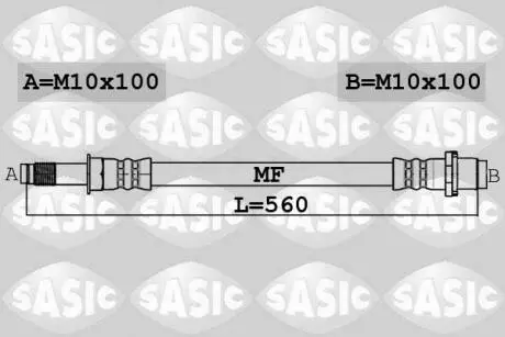 Гальмівний шланг SASIC 6606241