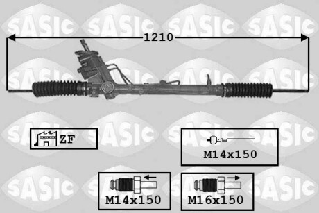 Кермовий механізм SASIC 7006003