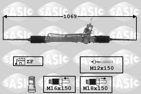 Кермовий механізм SASIC 7006071