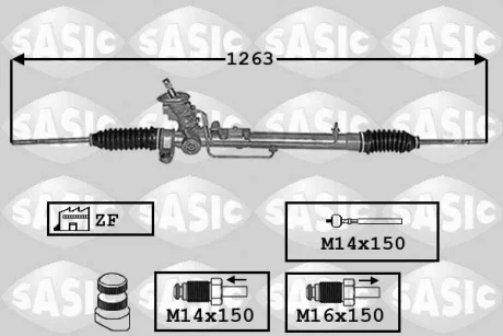 Кермова рейка SASIC 7006140