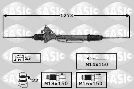 Кермовий механізм SASIC 7006145