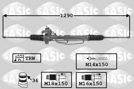 Кермовий механізм SASIC 7006150