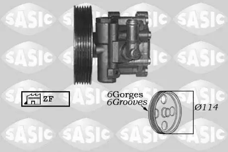 Гидравлический насос, усиление руля SASIC 7070013