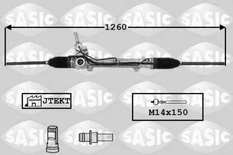 Рулевая колонка гидравлическая SASIC 7170041