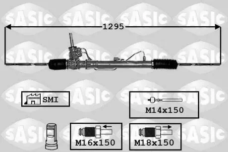 Рулевая колонка гидравлическая SASIC 7174025