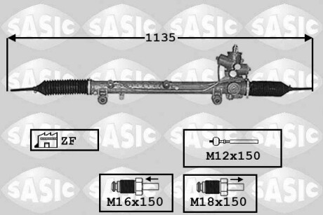 Кермовий механізм SASIC 7176055