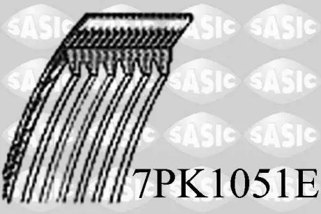 Поліклиновий ремінь (SASIC 7PK1051E