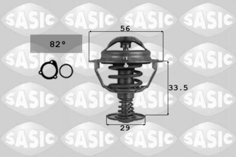 Термостат системы охлаждения SASIC 9000739