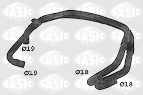 Патрубок системи охолодження SASIC SWH4175