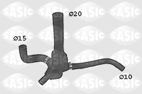 Патрубок системы охлаждения SASIC SWH4279