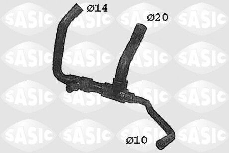 Патрубок системы охлаждения SASIC SWH4335