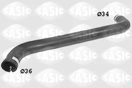 Патрубок системы охлаждения SASIC SWH6608
