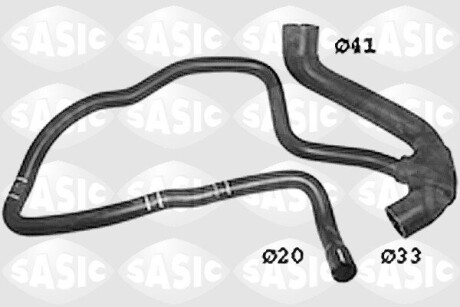 Патрубок системы охлаждения SASIC SWH6719