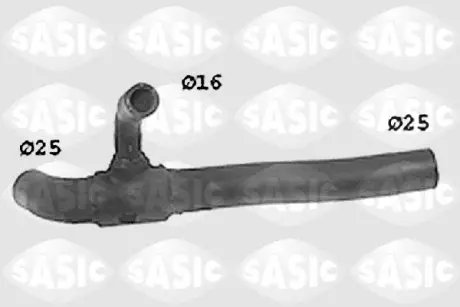 Шланг радіатора SASIC SWH6793