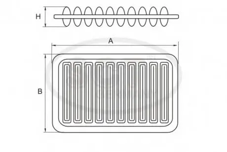 Фильтр воздушный TOYOTA Auris II (E180) 1.4 D-4D, Avensis III (T27)2.2 D (09-) (SB 2338) SCT SCT Germany SB2338
