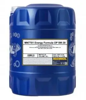 Моторне масло 5W30 AKCESORIA SCT / Mannol MN770120