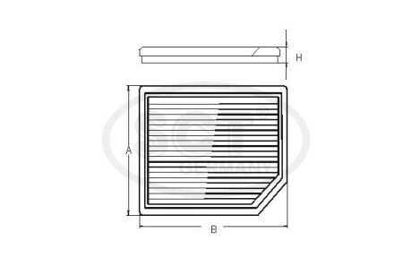 Фильтр салона Audi A3/Q3/Skoda Octavia/SuperB/VW Caddy/Golf/Passat/Touran 03- (угольный) SCT / Mannol SAK166