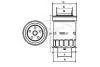Фильтр топливный Toyota RAV 400-/Hilux 97-05/Corolla 2.0-2.4 D 00-09 SCT / Mannol ST322 (фото 3)