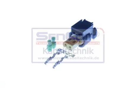 Електричний роз’єм, кількість контактів: 2, ремкомплект, AUDI SEAT SKODA VW SenCom CS20425