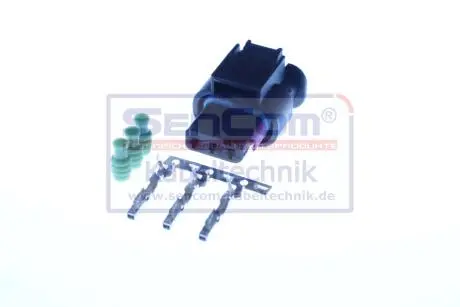 Электрический разъем, количество контактов: 3, ремкомплект, AUDI, SEAT, SKODA, VW SenCom CS20447