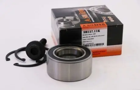 Подшипник ступицы перед. + монтажный к-кт Audi 80 2,6/2,8 91-93, 100 08.84-11.90 VW Pasat 85-01 SHAFER SH15711K