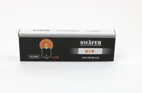 Автолампа R5W BA15s 5 W SHAFER SL2204