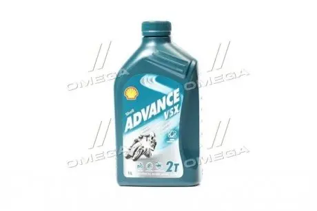 Олива моторна Advance VSX 2T (Каністра 1л) SHELL 4107297895