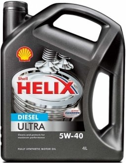 Мастило двигуна Helix Diesel Ultra 5W40 4L SHELL 550040549 (фото 1)