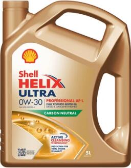 Helix Ultra Professional AF-L 0W-30, 5 л моторное масло SHELL 550048343