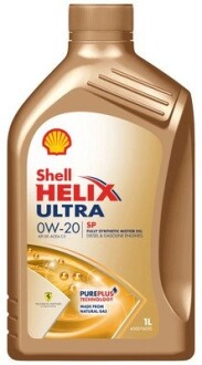 Олива двигуна 1L Helix Ultra SP 0W20 (API SP, АСЕА C5) SHELL 550063070