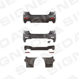 БАМПЕР ЗАДНИЙ Signeda PBM04196ASET