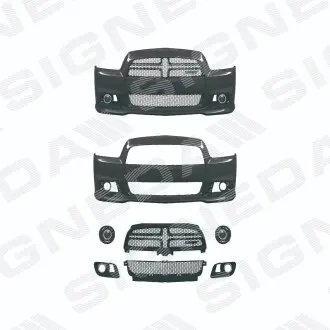 Бампер передний Signeda PDG04192BASET