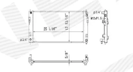 Радиатор Signeda RA13292