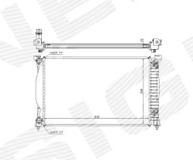 Радиатор Signeda RA60305A
